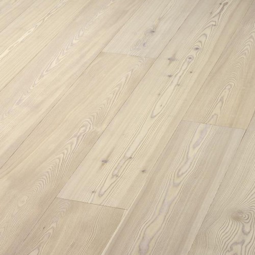 Larch brushed Arctic White plank 185